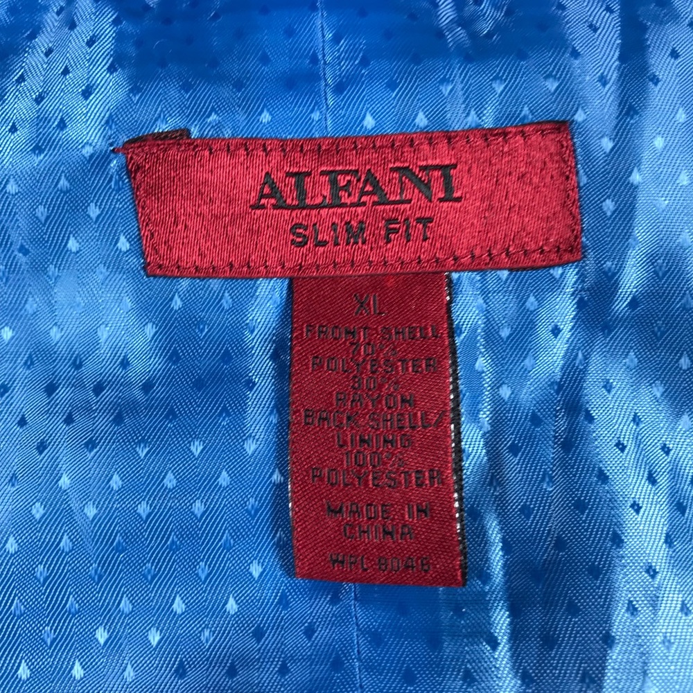 LAST CHANCE CLEARANCE Alfani Suit Vest Black - Picture 2 of 8